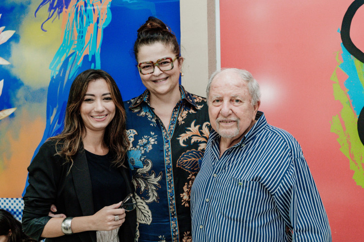 Lia Leite, Luciana Dummar e Roberto Smith(Foto: JÚLIO CAESAR)