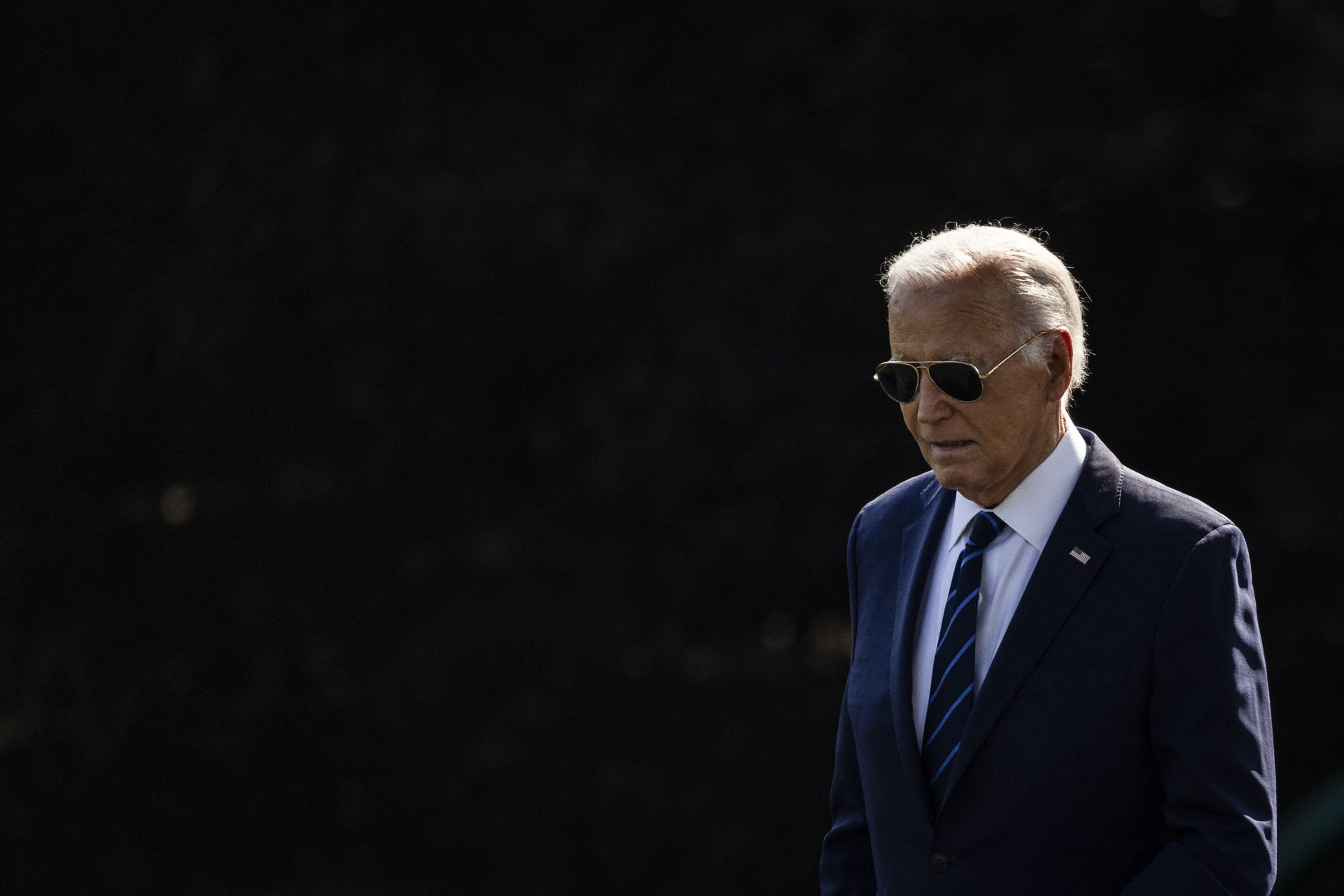 ￼BIDEN fez ontem em Las Vegas primeiro comício após atentado contra Trump (Foto: SAMUEL CORUM/AFP)