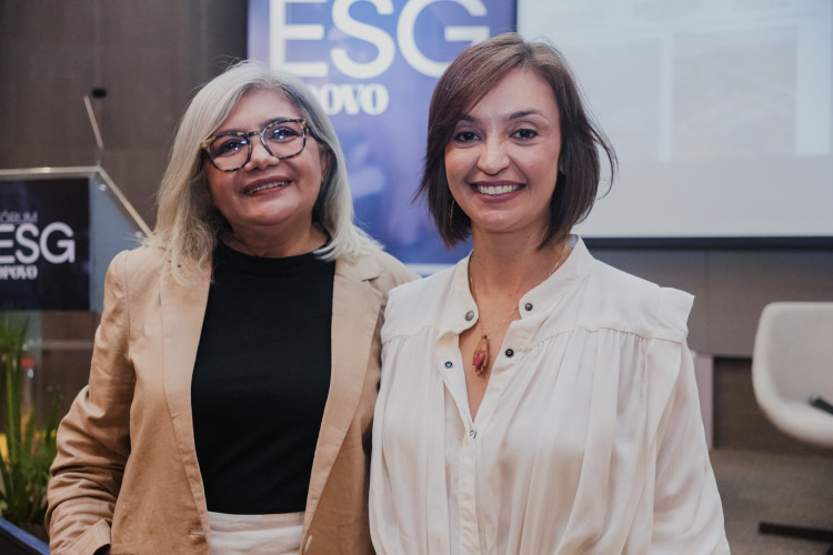 Regina Ribeiro e Paula Lima (O POVO)(Foto: FERNANDA BARROS)