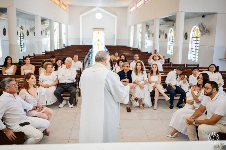 Cerimônia reuniu só a família(Foto: ARQUIVO PESSOAL)