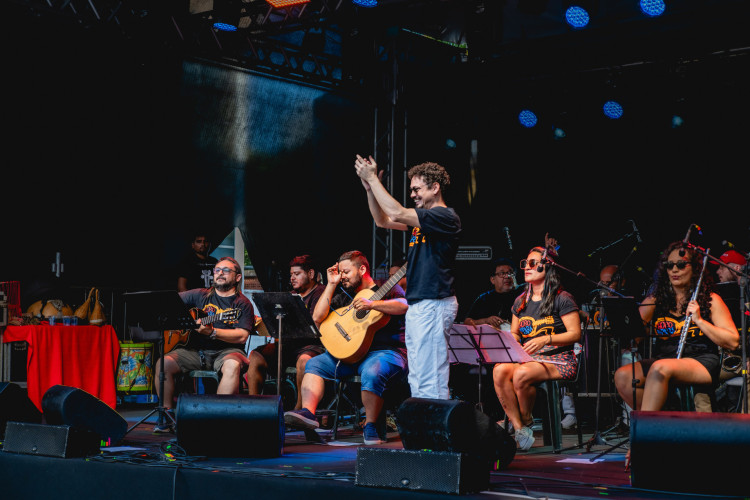 A orquestra Choro do Pará fez a abertura do Festival 2024(Foto: Liliane Moreira/ Divulgação)