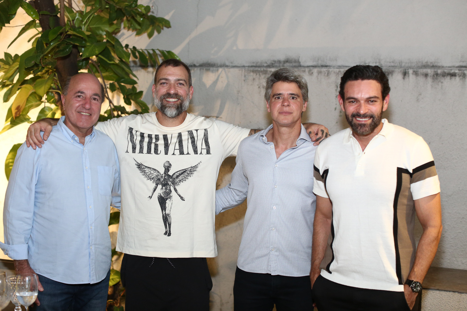 Silvio Frota, Tulio Pinto, João Marcelo e Clovis Holanda (Foto: JoaoFilho Tavares)