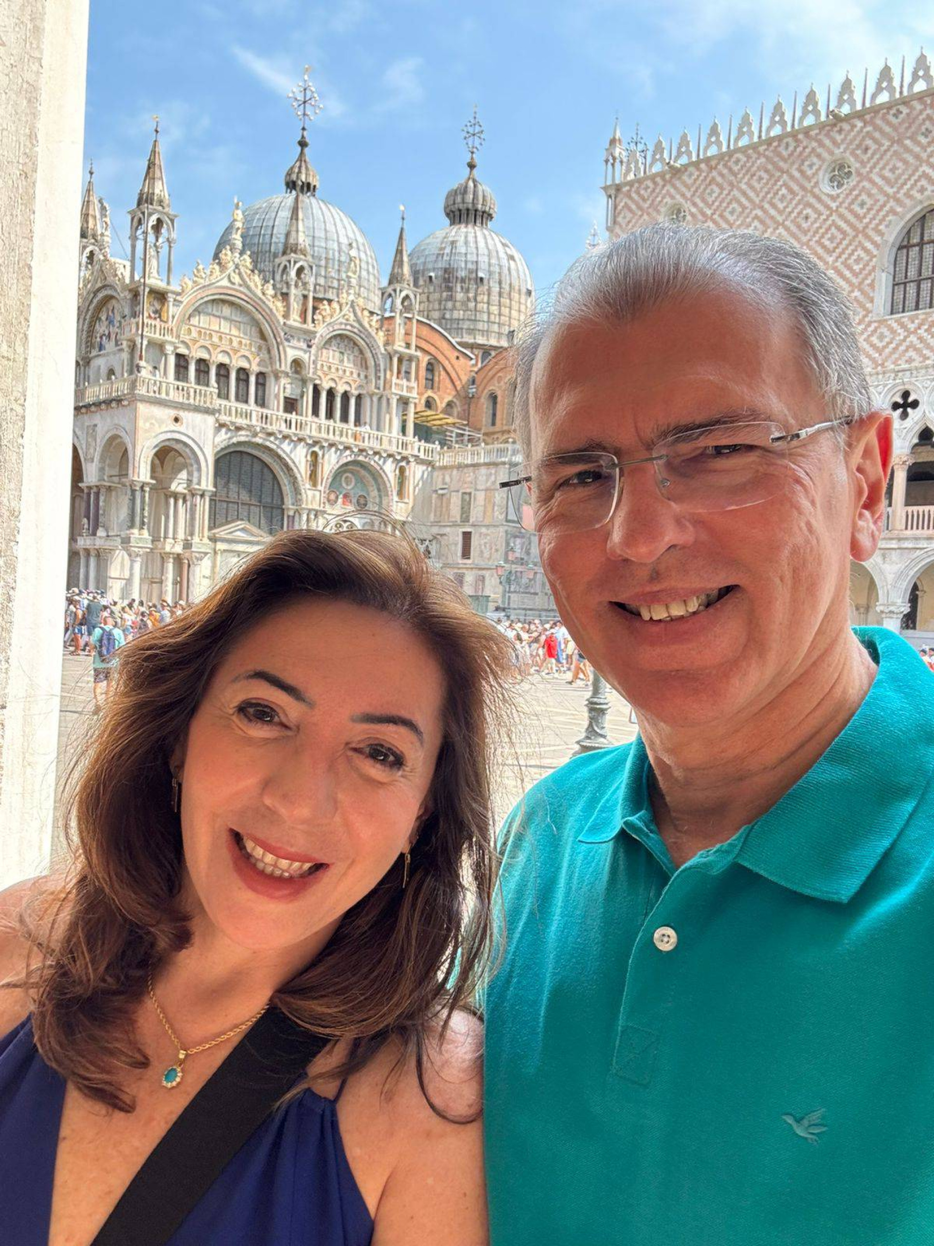 Gina e Randal Pompeu  (Foto: arquivo pessoal)