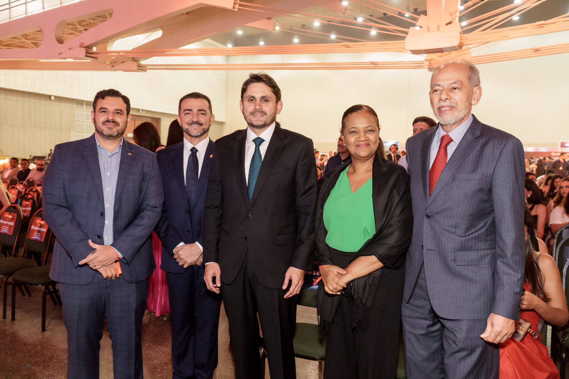 (Foto: Alex Ferreira Phocart/ Especial para O POVO)Max Quintino,José Roberto Nogueira, Juscelino Filho e Sandra monteiro e Inácio Arruda 