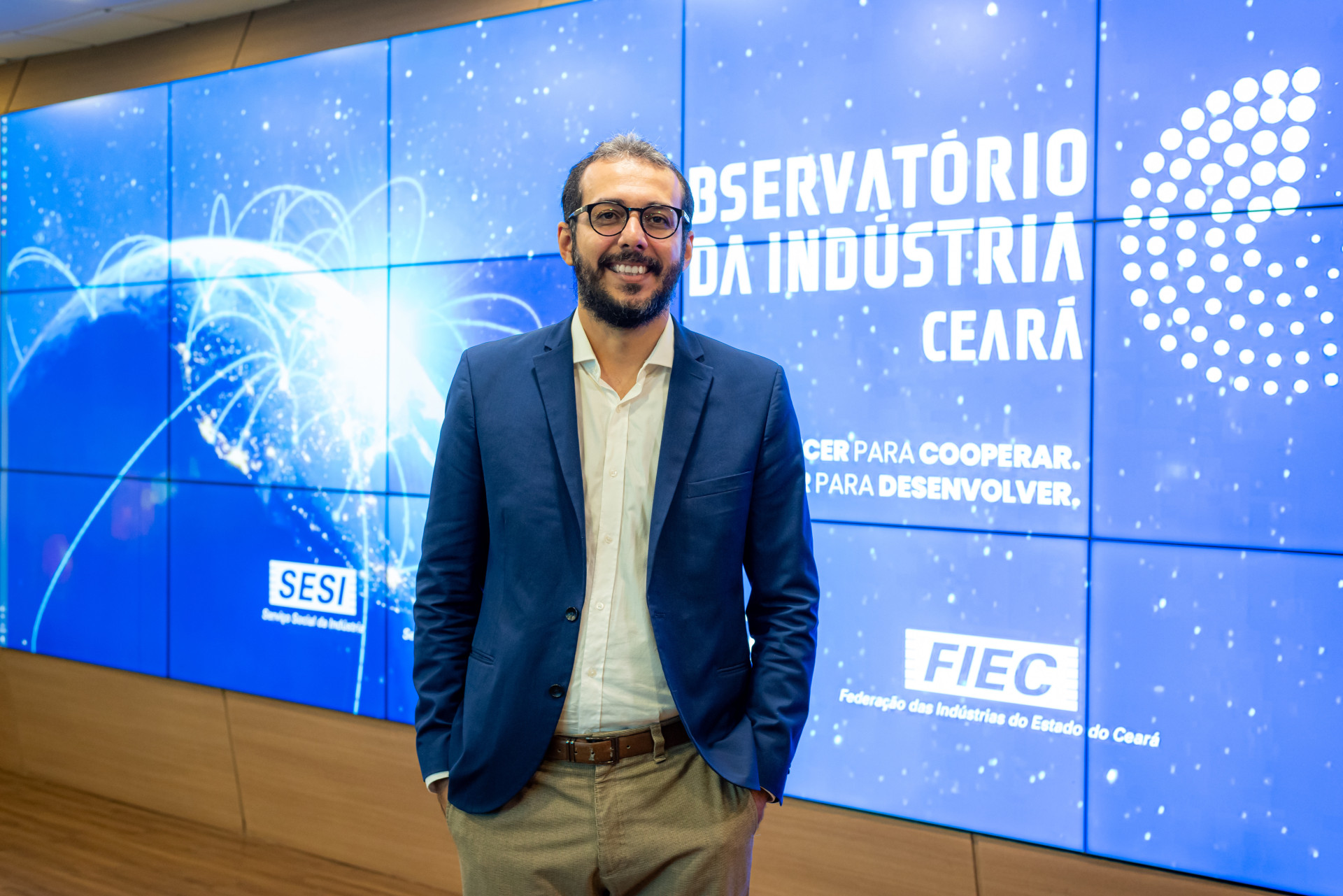 ￼GUILHERME Muchale, economista chefe do Observatório da Indústria da Fiec (Foto: JOSE SOBRINHO/ divulgação)