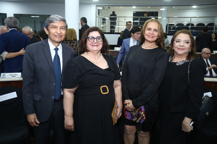 Plauto Porto, Regina Glaucia, Nivania Araujo e Maria Roseli Mendes(Foto: Joao Filho Tavares)