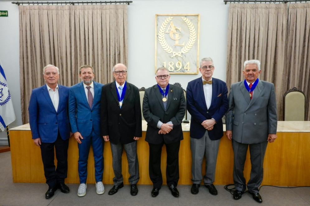 Rui Almeida, Élcio Batista, Lúcio Alcântara, Juarez Leitão,  Rui Vieira Nery e Tales de Sá Cavalcante(Foto: André Gorki/ Divulgação )