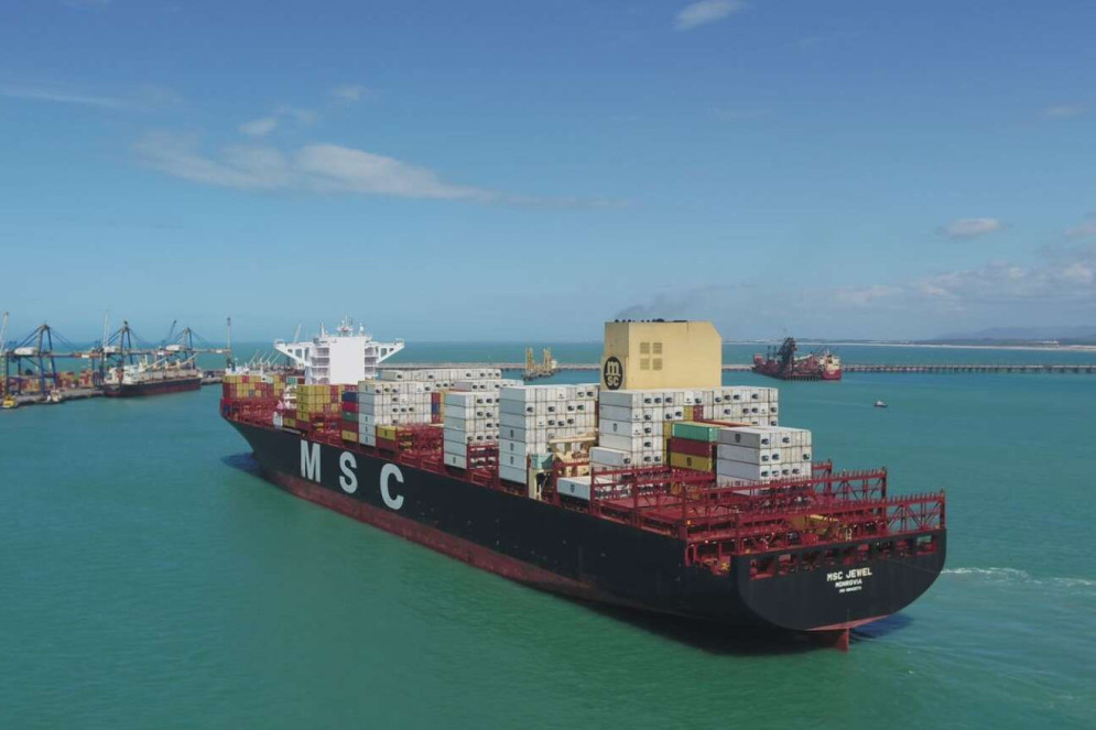 O MSC Jewel vem do Porto de Caucedo, na República Dominicana