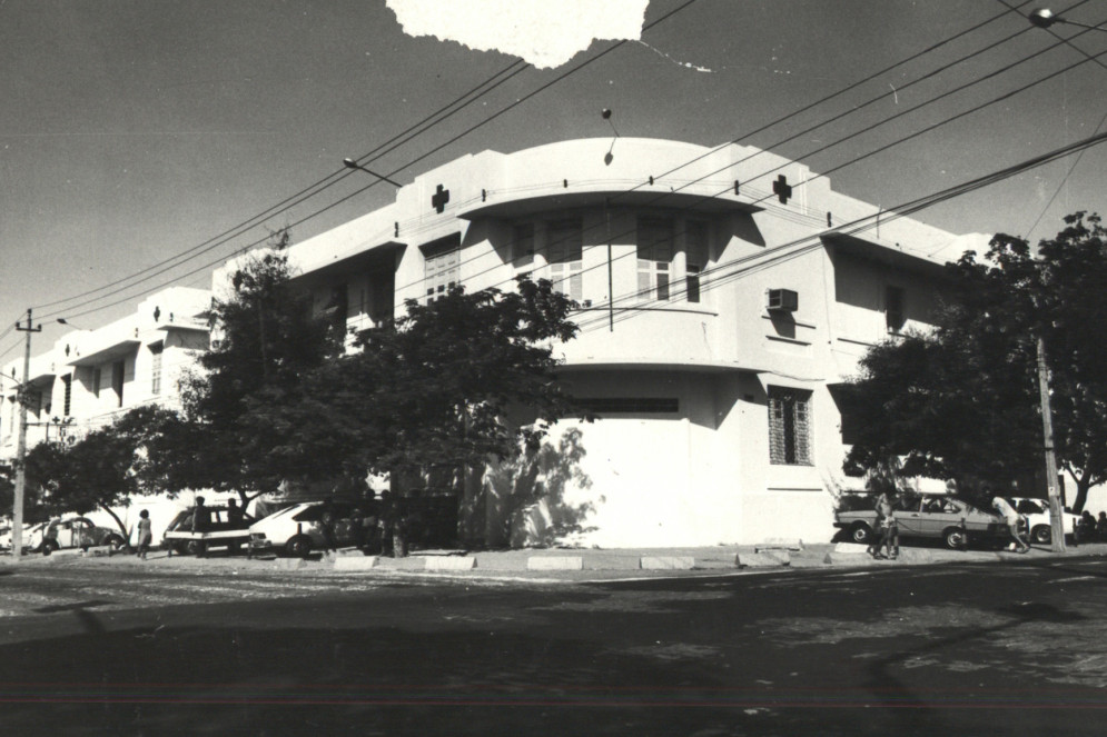 Prédio da antiga Assistência Municipal, que deu origem ao IJF e hoje abriga o pronto-socorro do complexo hospitalar(Foto: Arquivo O POVO.Doc)