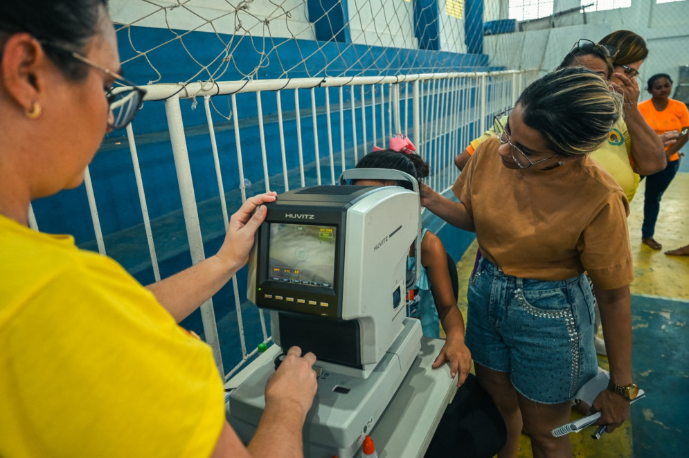 As doações da Qair para o Instituto Caviver possibilitaram o atendimento a 149 crianças e prescrição de óculos para outras 35, em 2023(Foto: Paulo Magalhães/Divulgação)