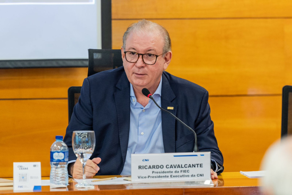 Ricardo Cavalcante, Presidente da FIEC e Vice-presidente Executivo da CNI,(Foto: Divulgação/Fiec)