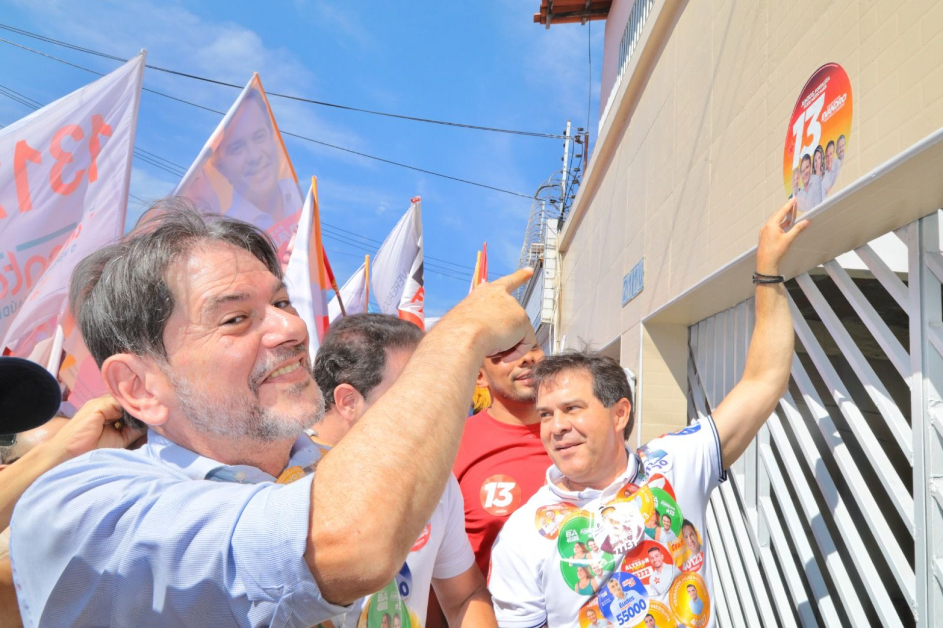 CID estreou na campanha de Evandro em Fortaleza (Foto: Beatriz Boblitz/Divulgação)