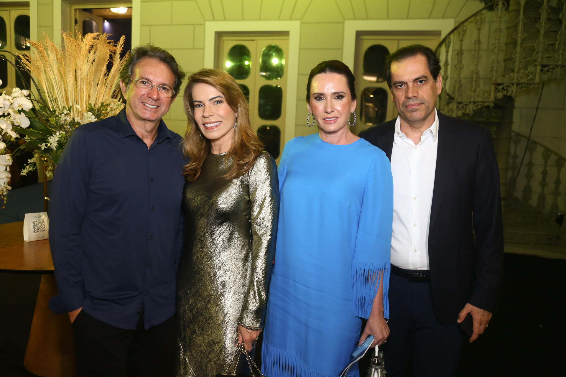 (Foto: JoaoFilho Tavares)Aderaldo e Maira Silva, 
Roberta e Etevaldo Nogueira