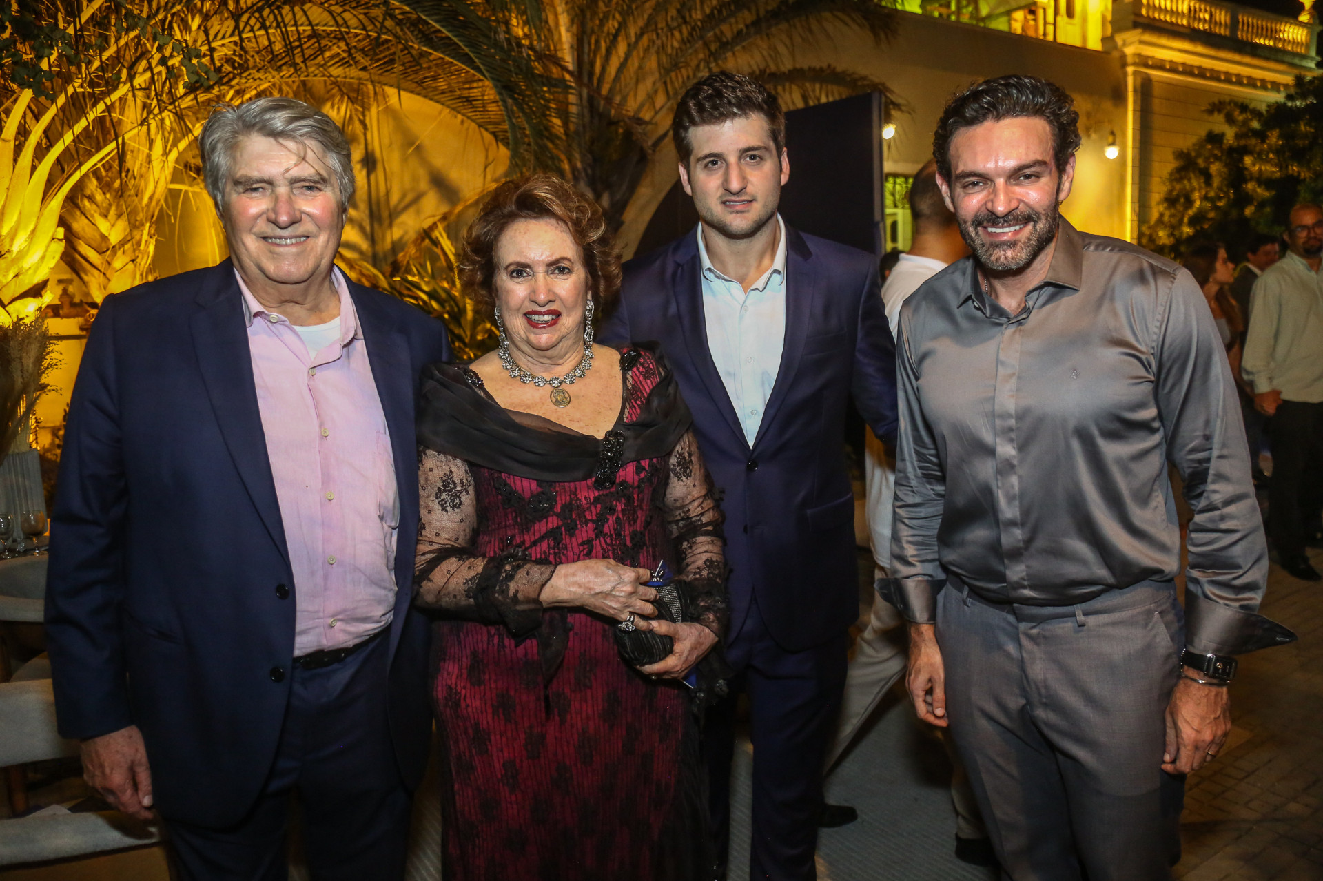 (Foto: JoaoFilho Tavares)Amaílio Macêdo, Leda Maria, 
Omar Macêdo e Clovis Holanda