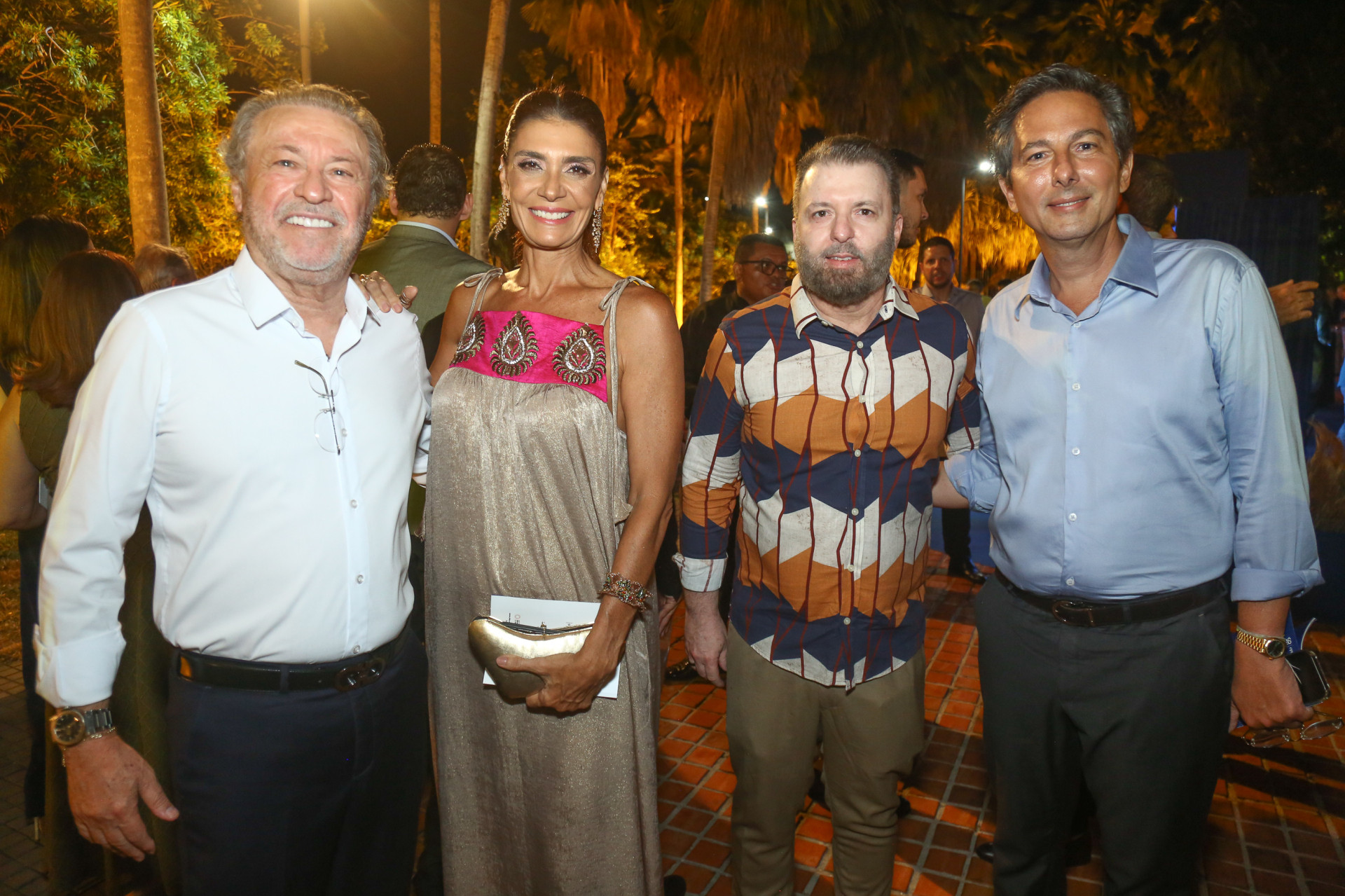 (Foto: JoaoFilho Tavares)Cândido e Rebecca Albuquerque, César Martins e Rodrigo Jereissati
