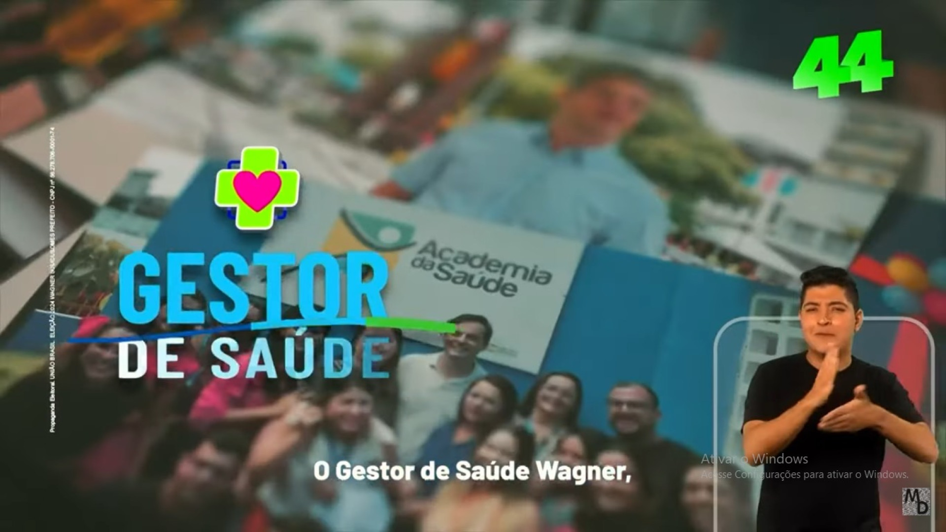 (Foto: Reprodução/Propaganda Eleitoral Gratuita)Propaganda eleitoral de Capitão Wagner, em 6 de setembro