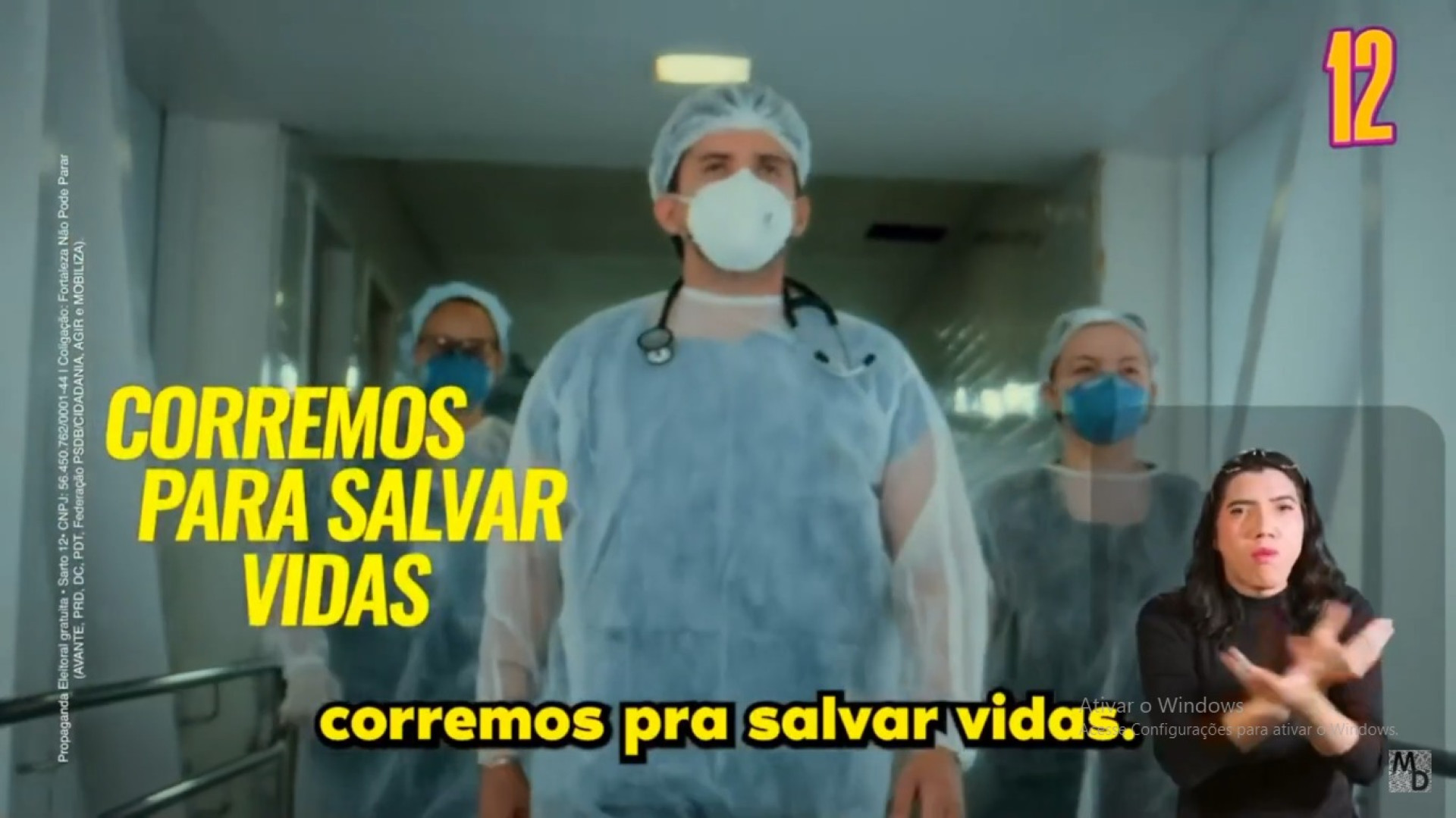 (Foto: Reprodução/Propaganda Eleitoral Gratuita)Propaganda eleitoral de José Sarto, em 10 de setembro