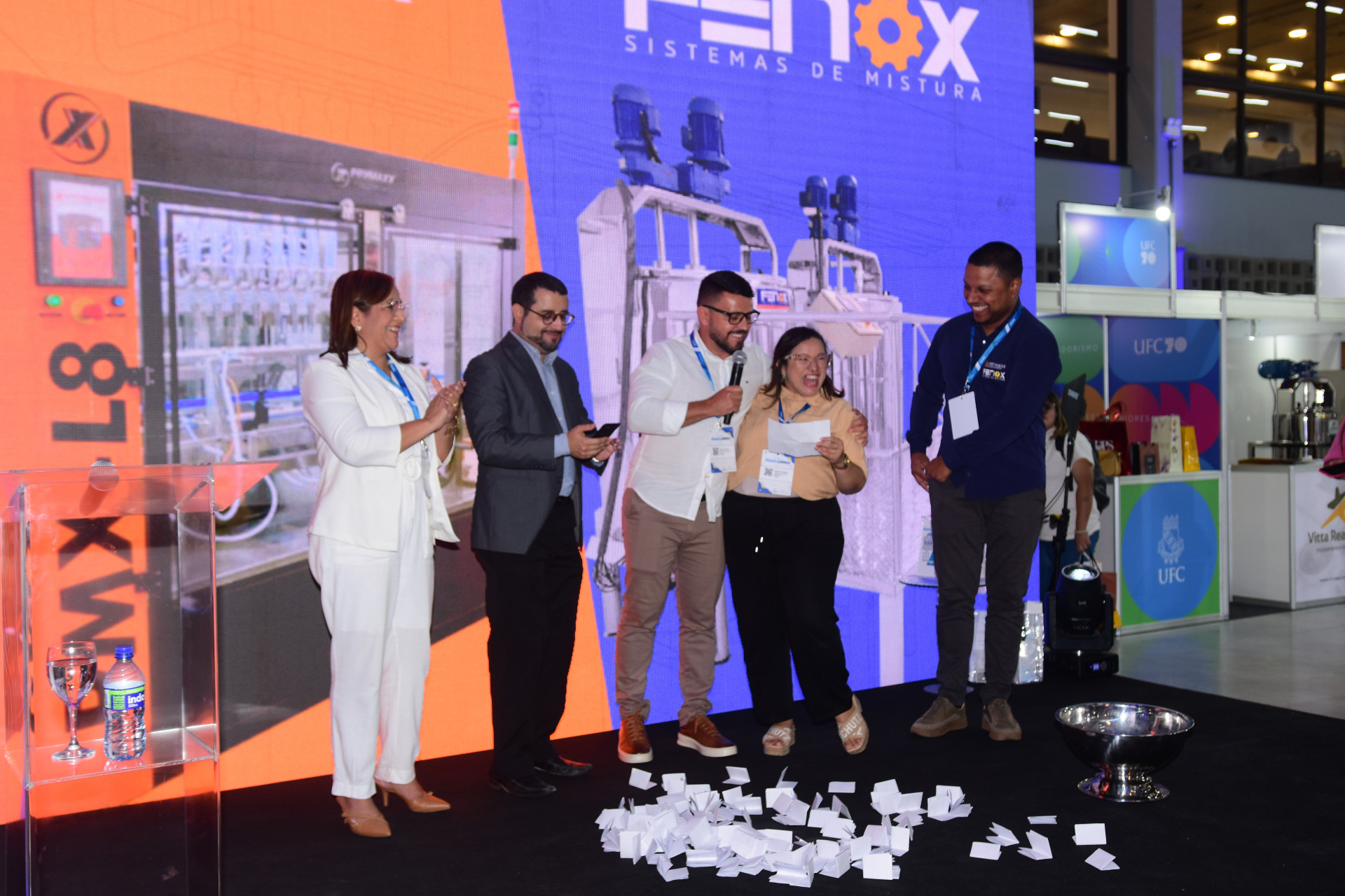 (Foto: JoaoFilho Tavares)Sorteio de um reator, no final do evento, promovido pela Prymaxx e Fenox