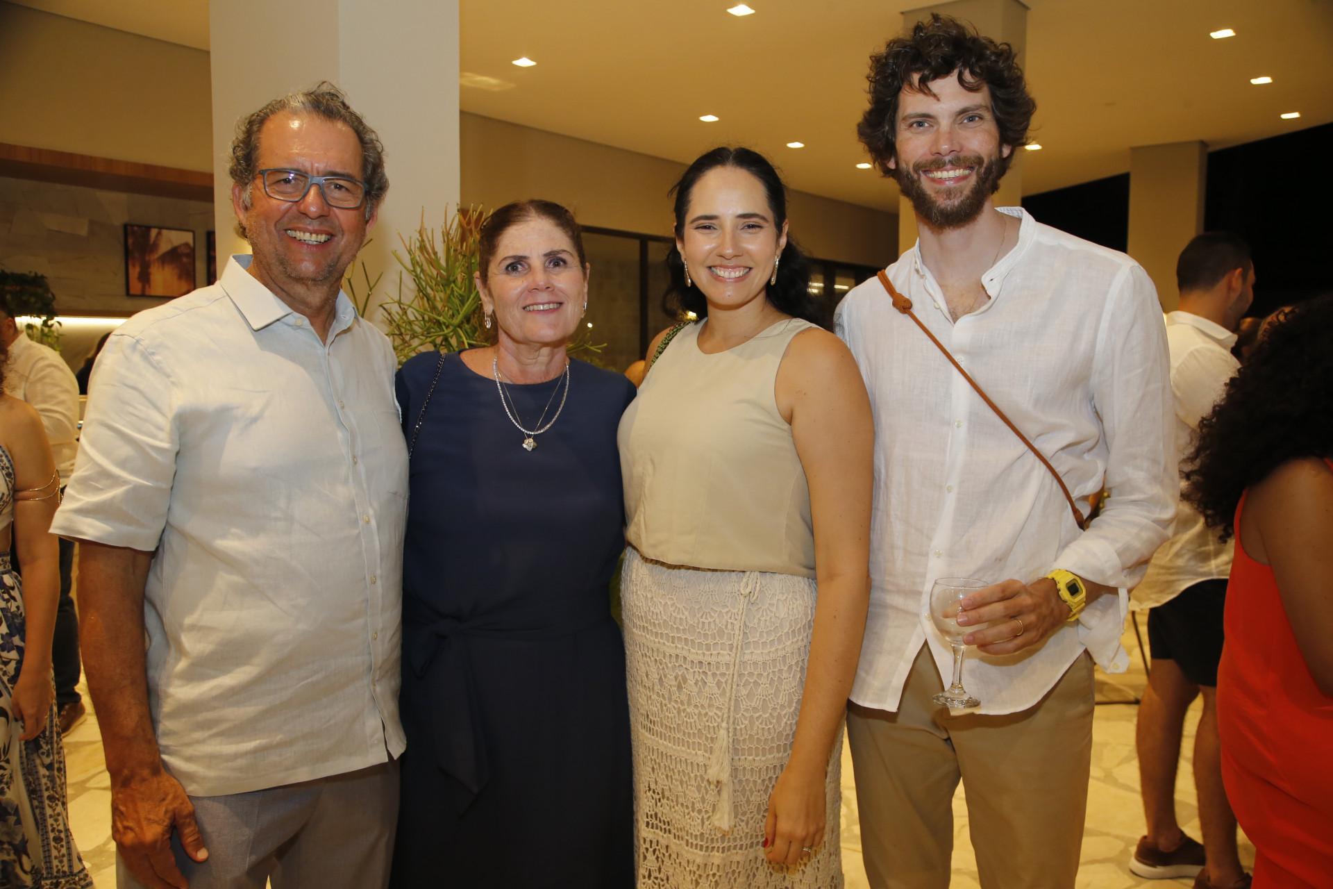 Aristarco e Denise Sobreira, Cynthia Melo e André Sobreira (Foto: LC Moreira/ Divulgação)