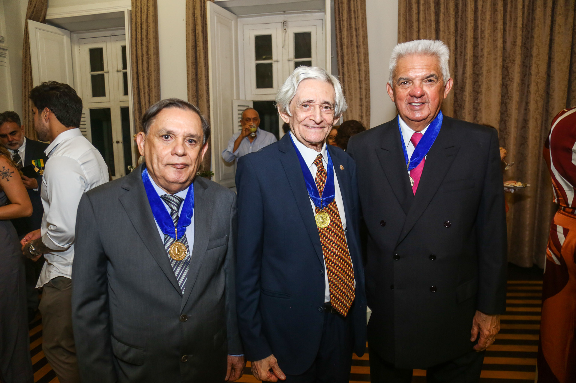 (Foto: JoaoFilho Tavares)César Barros Leal, Linhares Filho e Tales de Sá Cavalcante