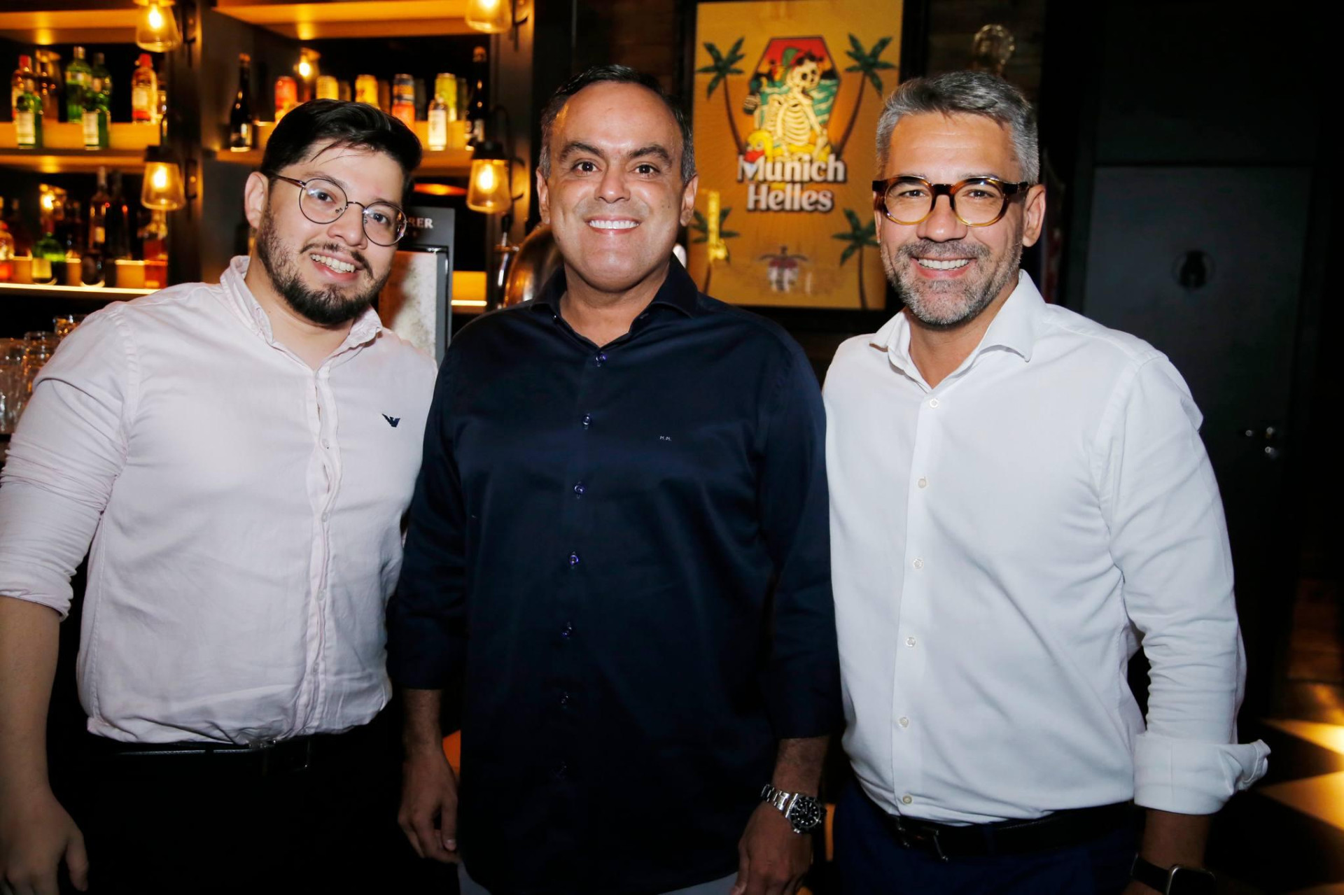 (Foto: arquivo pessoal)Cláudio Andrade, Marcelo Mota e Sávio Aguiar