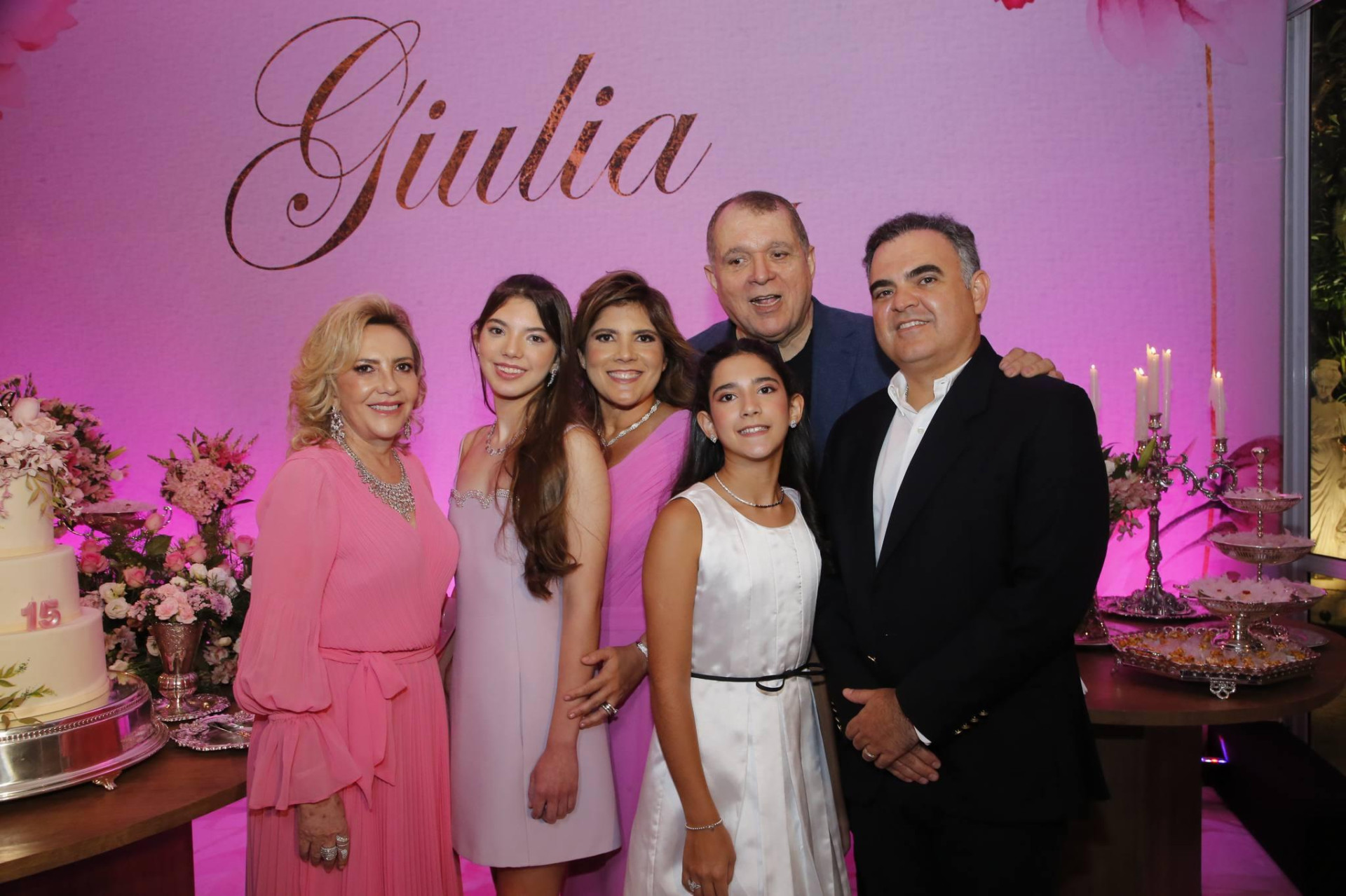 (Foto: arquivo familiar )Graça da Escóssia, Giulia, Gisela, Giovanna e Herbert Vieira e Ricardo Ayres de Moura