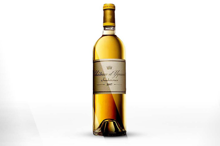 Sua Majestade d'Yquem, uma das marcas pinaculares do conglomerado LVMH (Foto: Reprodução)