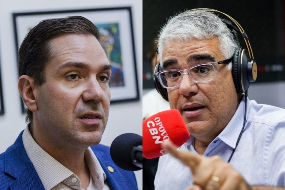 Deputado federal, Eduardo Bismarck e senador Eduardo Girão se manifestam sobre apostas online; O primeiro é a favor do projeto da regulamentação, o segundo contra(Foto: FERNANDA BARROS/O POVO/SAMUEL SETUBAL/O POVO)