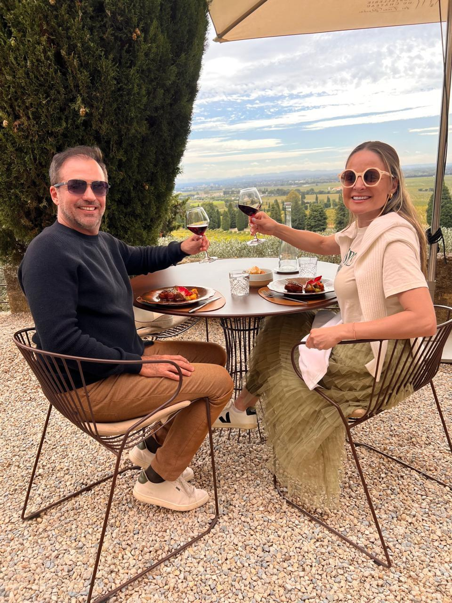 Fernando Novais e Ana Virgínia Furlani: tour pela Provence (Foto: arquivo pessoal)