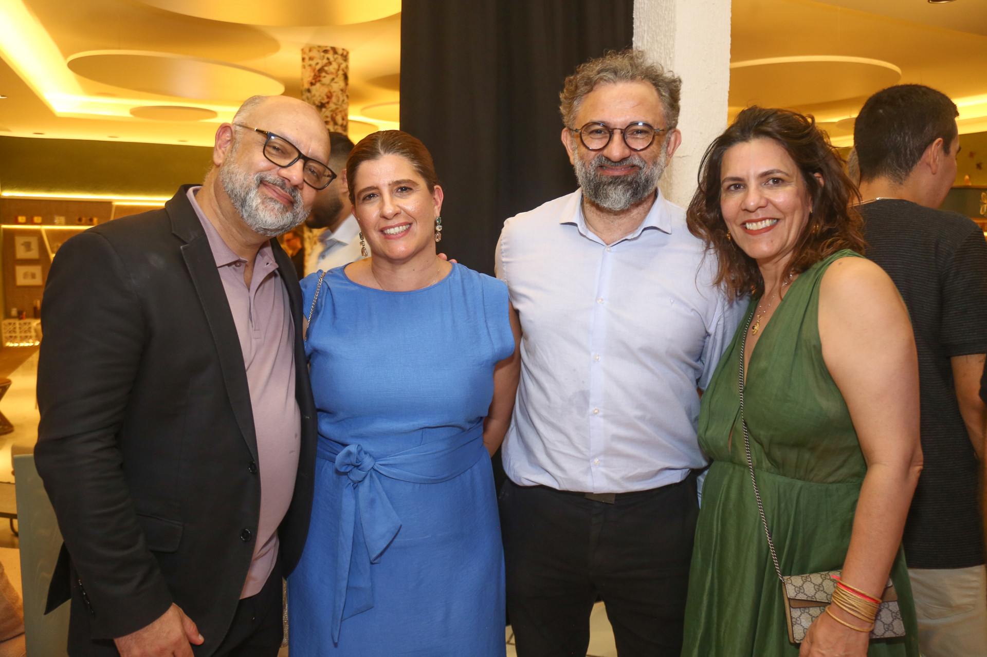 Marcelo Alcântara, Beatriz Xavier, Jocélio Leal e Germana Mourão (Foto: JoaoFilho Tavares)