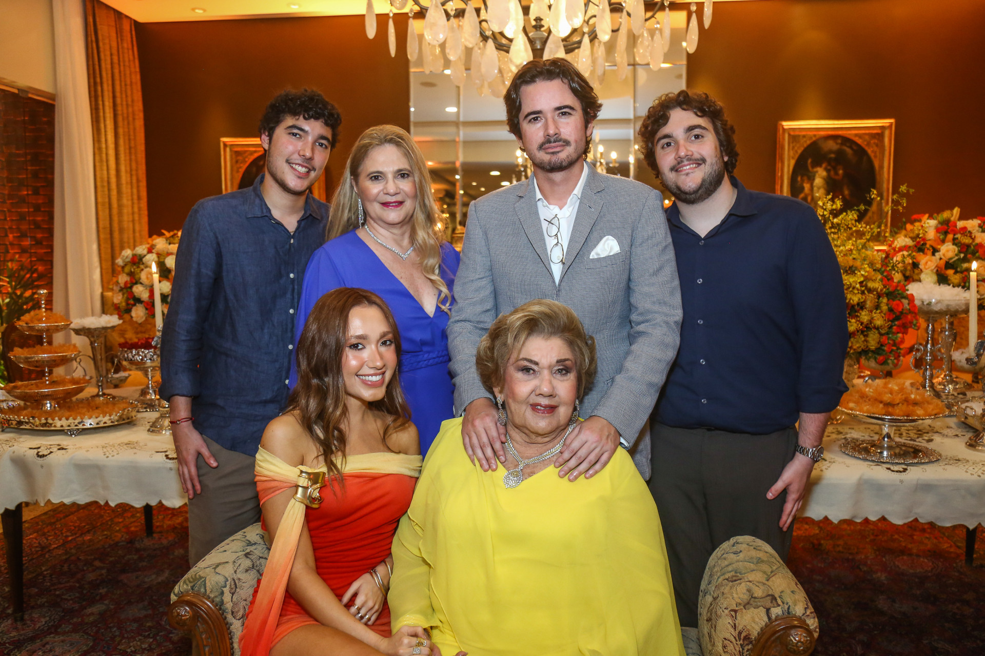 (Foto: JoaoFilho Tavares)Lucca, Morgana, Lissa, Consuelo, Ivens dias Branco Neto e Luciano Dias Branco