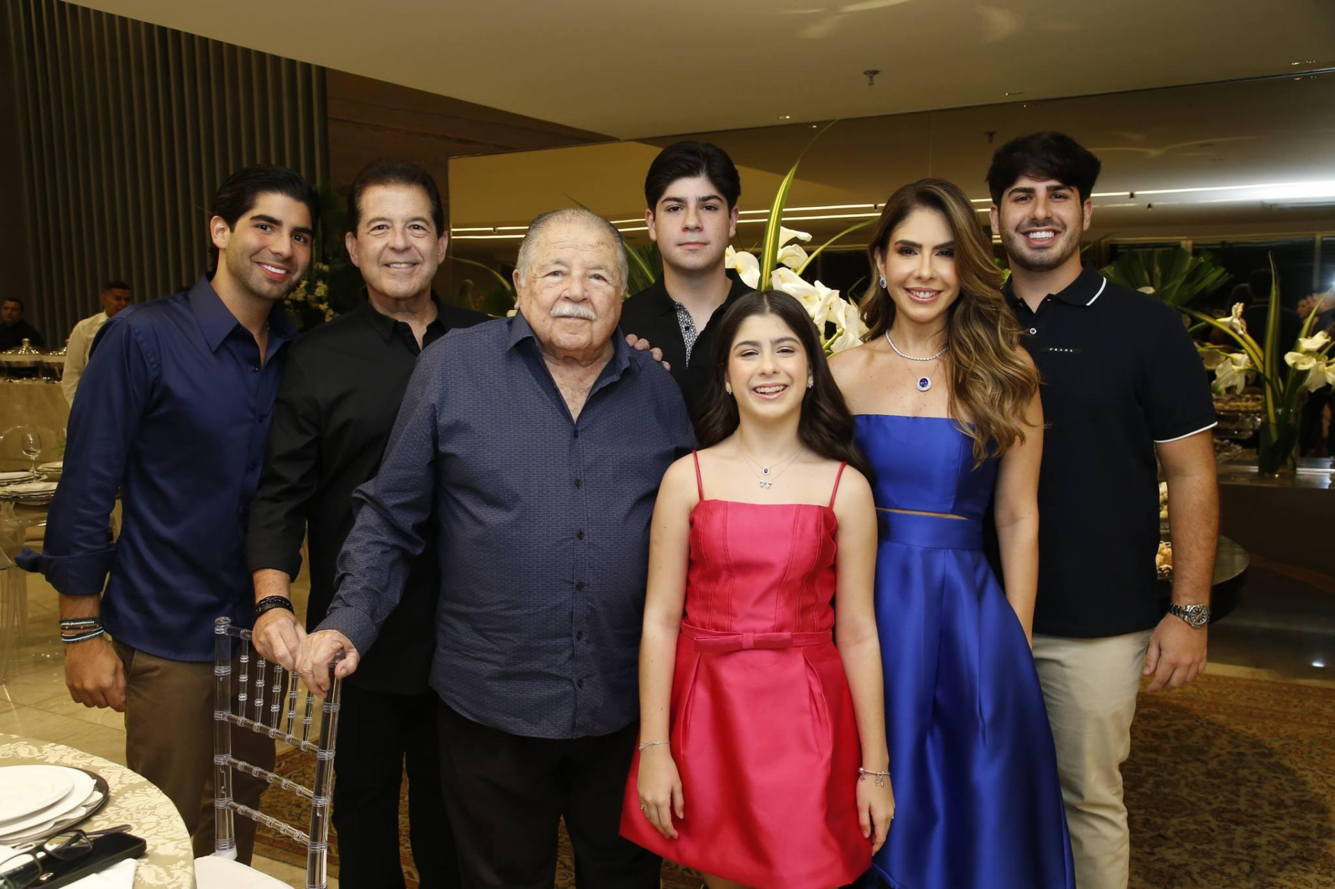 Deib Neto, Deib Junior, Deib, Thiago, Maria Teresa, Rafaela e Rafael Otoch