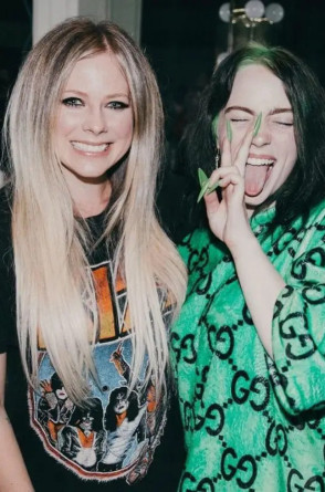 Avril Lavigne e Billie Eillish(Foto: Reprodução / Instagram Billie Eillish)