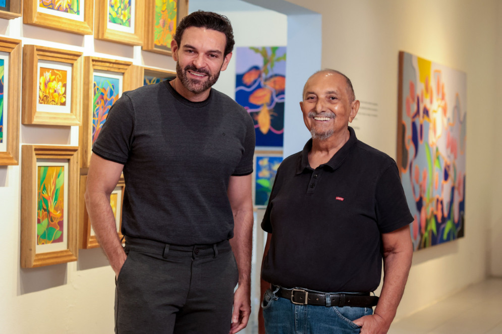 Clovis Holanda e Roberto Galvão (Foto: Samuel Setubal)