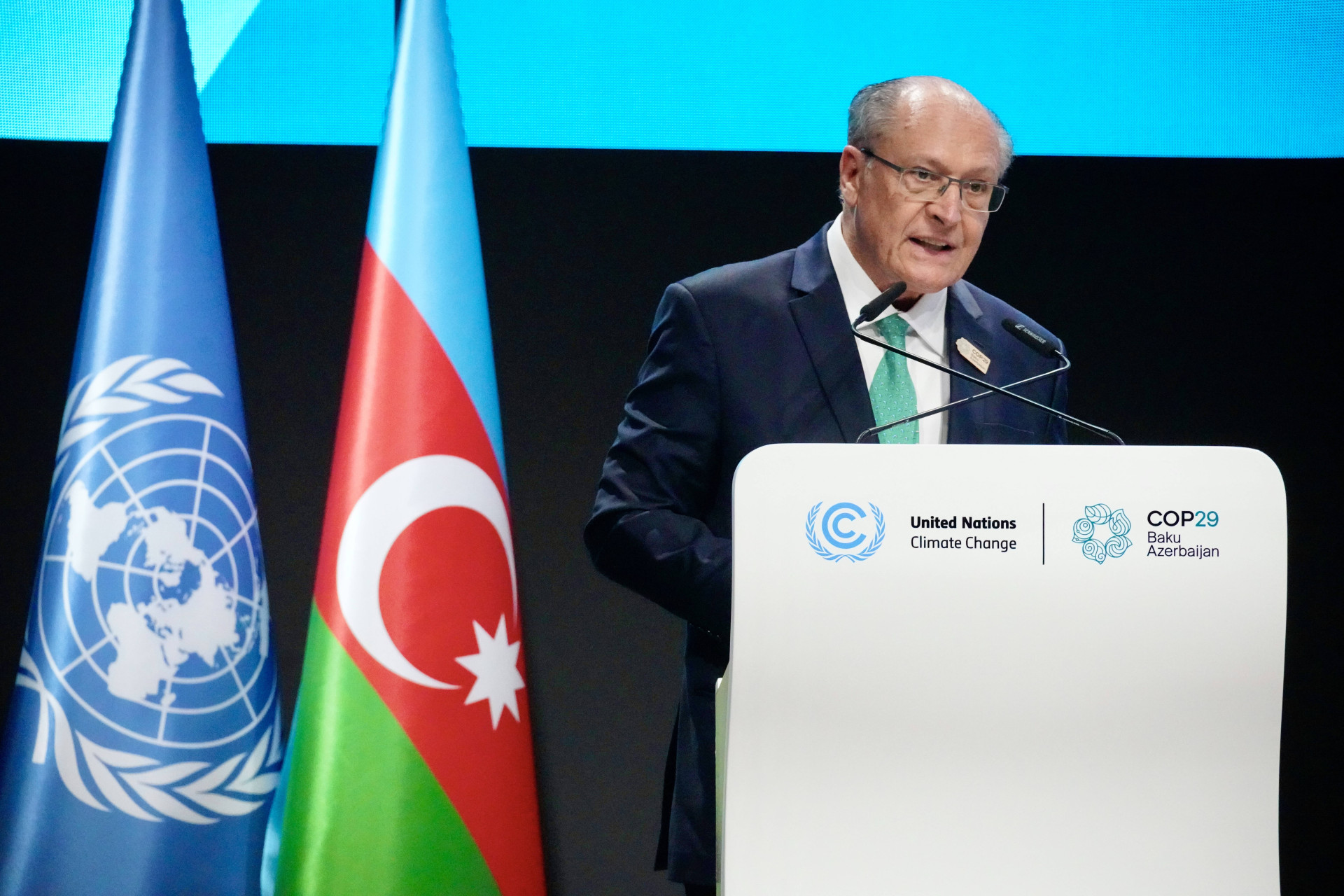 ￼VICE-PRESIDENTE está no Azerbaijão onde é realizada a COP-29 (Foto: Cadu Gomes/Vice-Presidência da República)