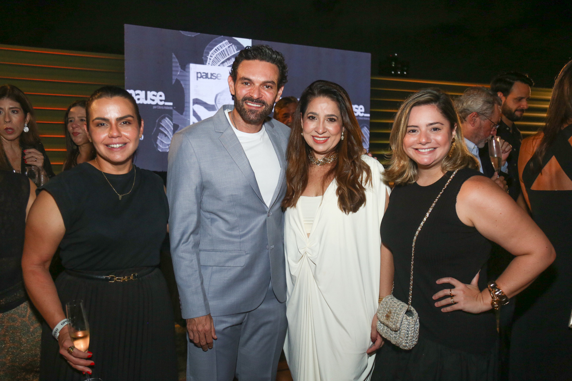 (Foto: JoaoFilho Tavares)Renata Rodrigues, Clovis e Anelise Holanda e Karla Benevides