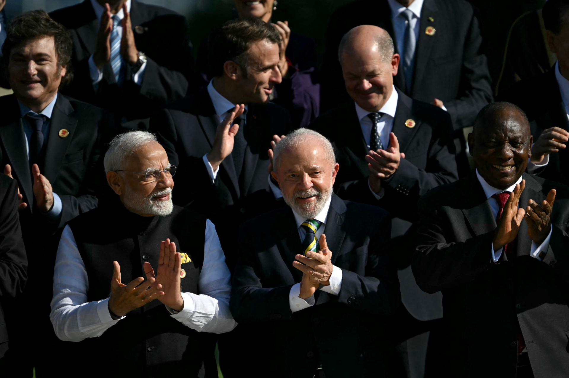 ￼BRASIL sedia G-20 em contexto de consensos frágeis (Foto: Mauro PIMENTEL / AFP)