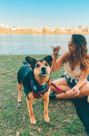 Estrela já tem 13 anos e está com Florence desde pequena, após tratamento de doença do carrapato(Foto: Arquivo pessoal)