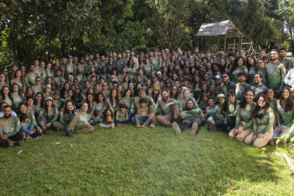 Foram mais de 600 voluntários inscritos para participar do censo(Foto: Mika Holanda/Aquasis)