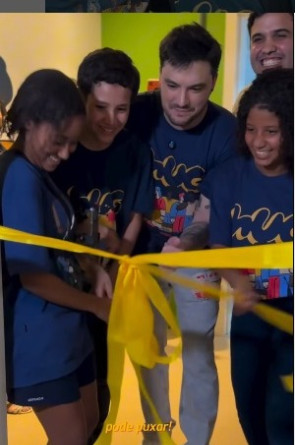 Lançamento do Instituto Felipe Neto ocorreu em 18 de outubro de 2024(Foto: Reprodução/Instagram/@institutofelipeneto)