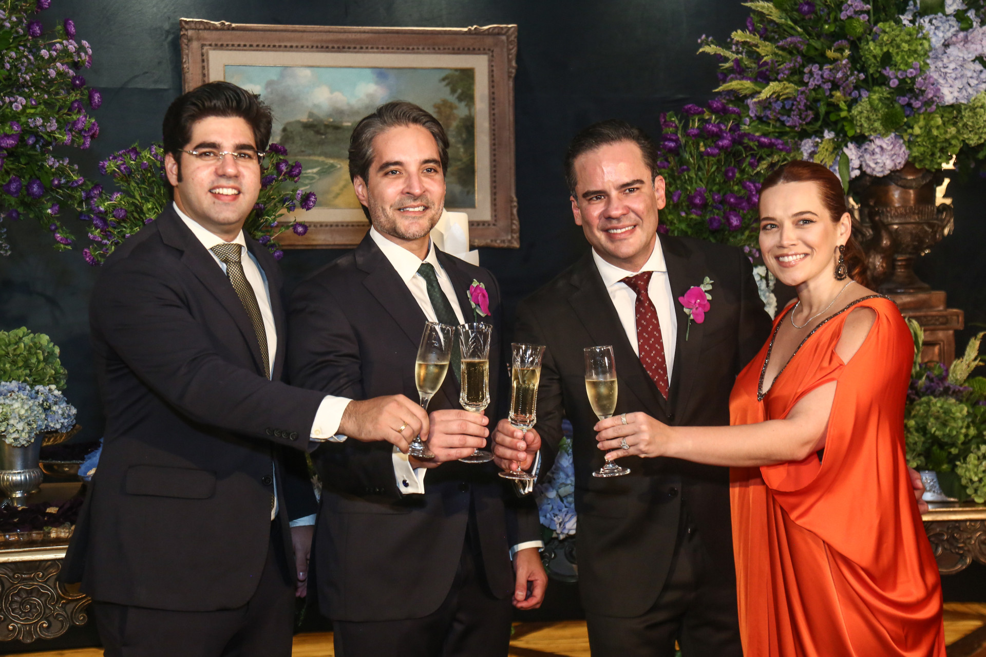 (Foto: JoaoFilho Tavares)Felipe Neves, Rodrigo Porto, Andre Viana e Anik Mourão