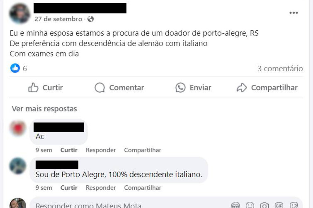 (Foto: Reprodução / Facebook)Inseminação Artificial Caseira / Grupo de Facebook
