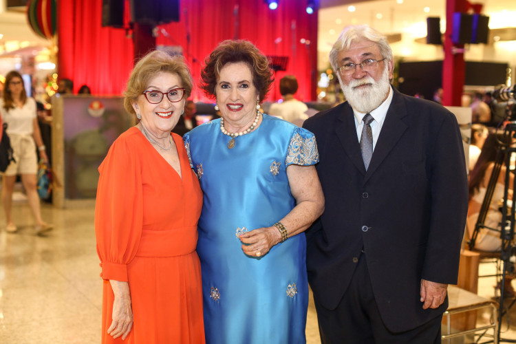 Socorro França, Leda Maria e Poty Fontenelle(Foto: João Filho Tavares )