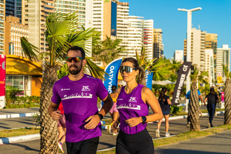 A Claro apresenta a corrida de rua 21k Terra da Luz 2024, que acontecer&aacute; &agrave; beira-mar em Fortaleza, no dia 15 de dezembro.(Foto: Julio Maia)