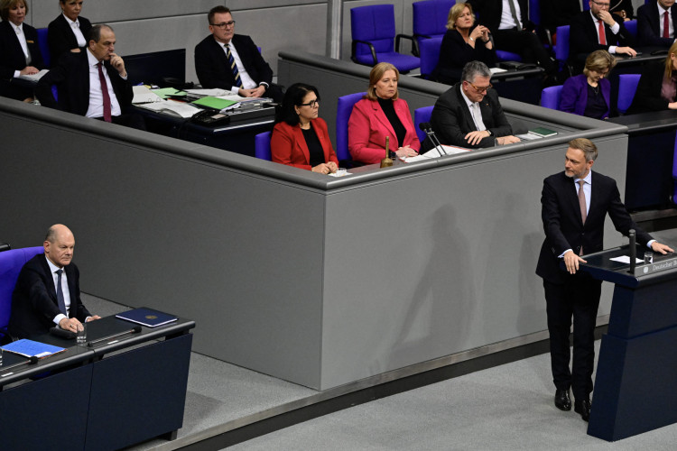 Líder do Partido Democrático Livre (FDP), Christian Lindner deixou o governo em novembro(Foto: John MACDOUGALL / AFP)