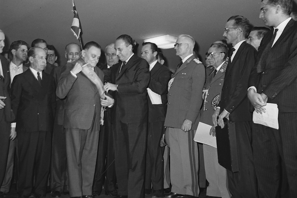 Posse de Castelo Branco como Presidente da República, 1964(Foto: Arquivo Nacional)