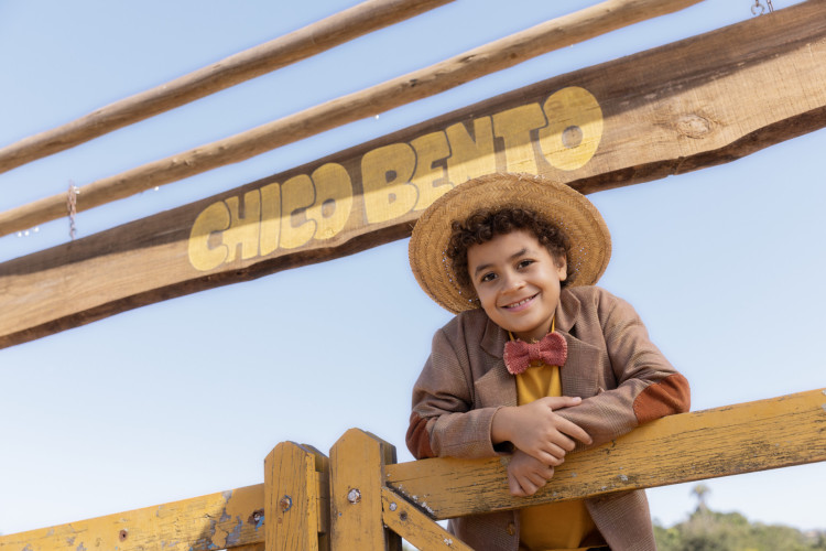 Issac Amendoim dá vida ao personagem Chico Bento(Foto: Fabio Braga/Pivô Audiovisual/ Fernando Fahia/ Divulgação)