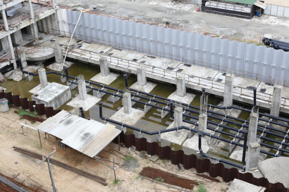 Obra do Acquario Ceará foi um dos alvos das críticas de Roberto Cláudio(Foto: Fábio Lima)