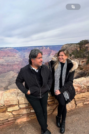 Leandro Vasques e Aline: tour pelos EUA(Foto: arquivo pessoal )