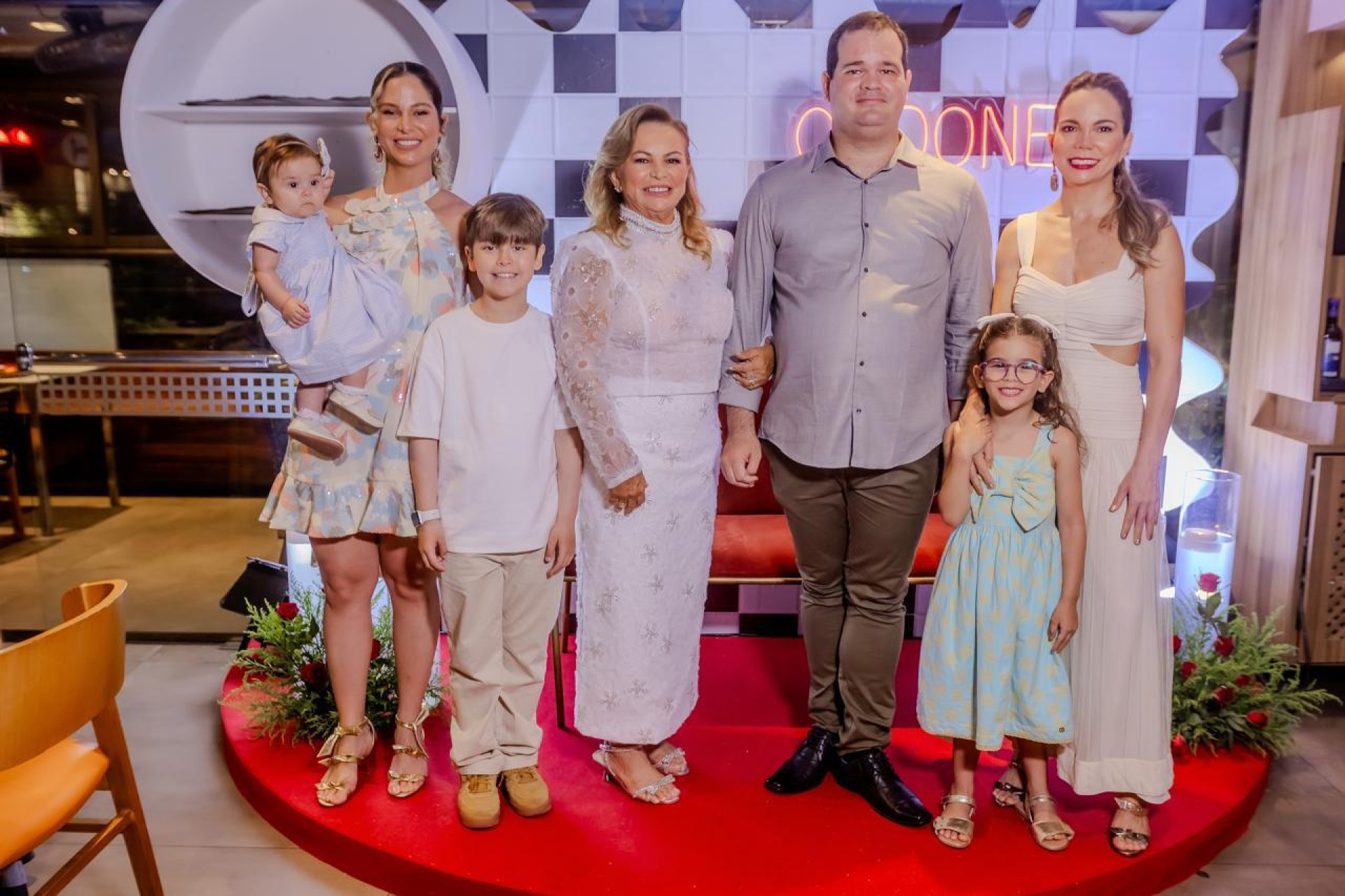 (Foto: SHELKA NAPPI)Clara Furtado, Mariana Furtado , João Furtado, Irismar Furtado, Ordones Filho Veronica Furtado Elisabete Furtado 